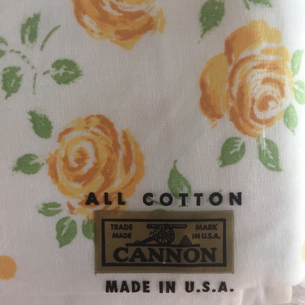 70s Floral Sheet NOS - Picture 3 of 11